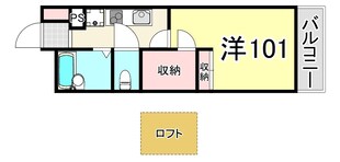 レオパレスあまがさき駅近の物件間取画像